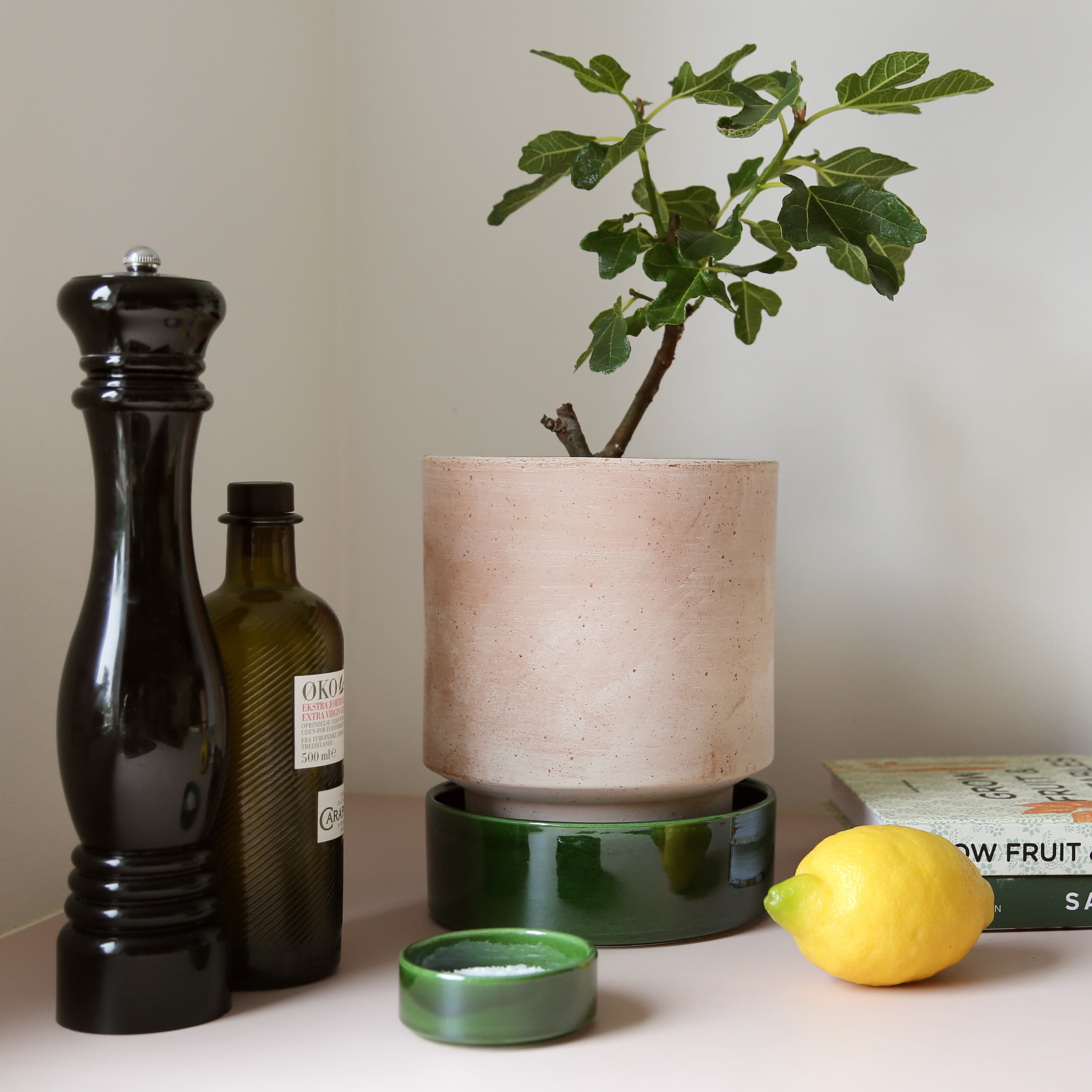 Hoff Topf Raw Rosa Terrakotta Ø30