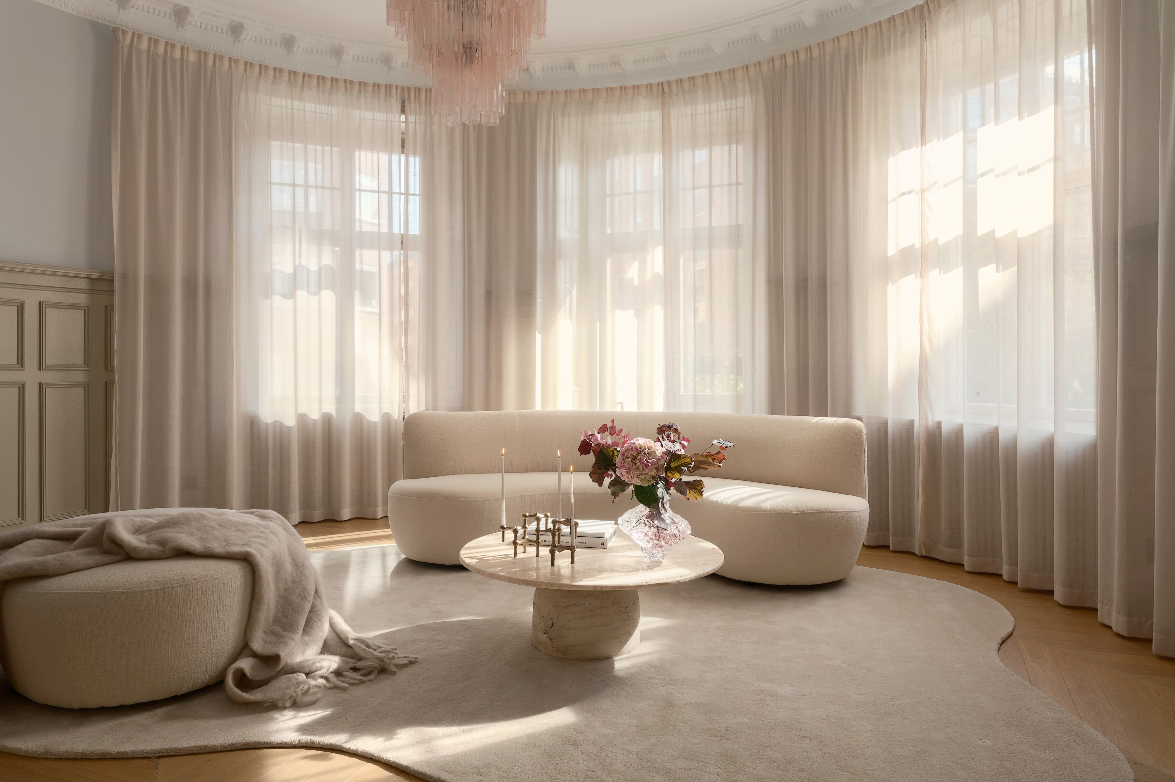 Stormi Wollteppich Beige 170x230