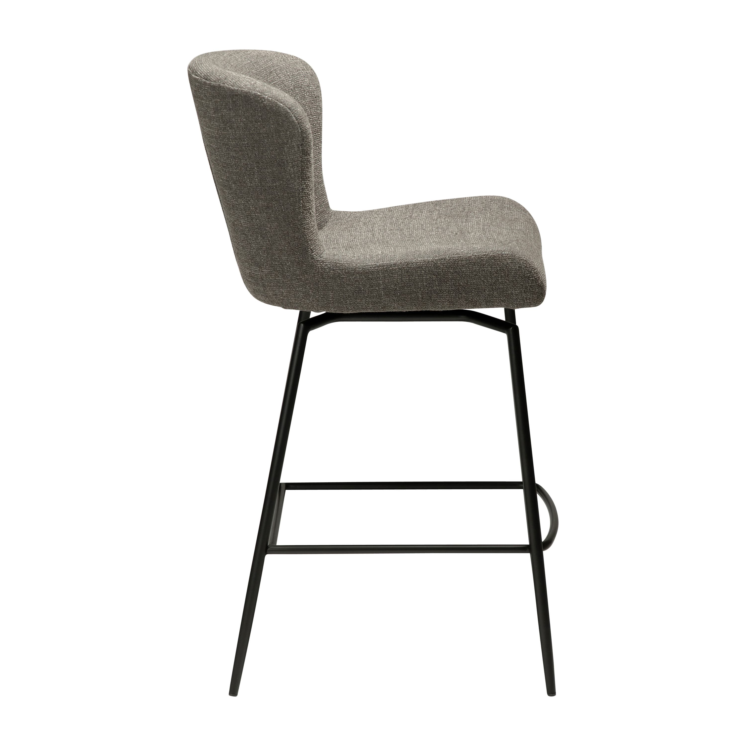 Glory Swivel Bar Stool Pebble Earth Bouclé