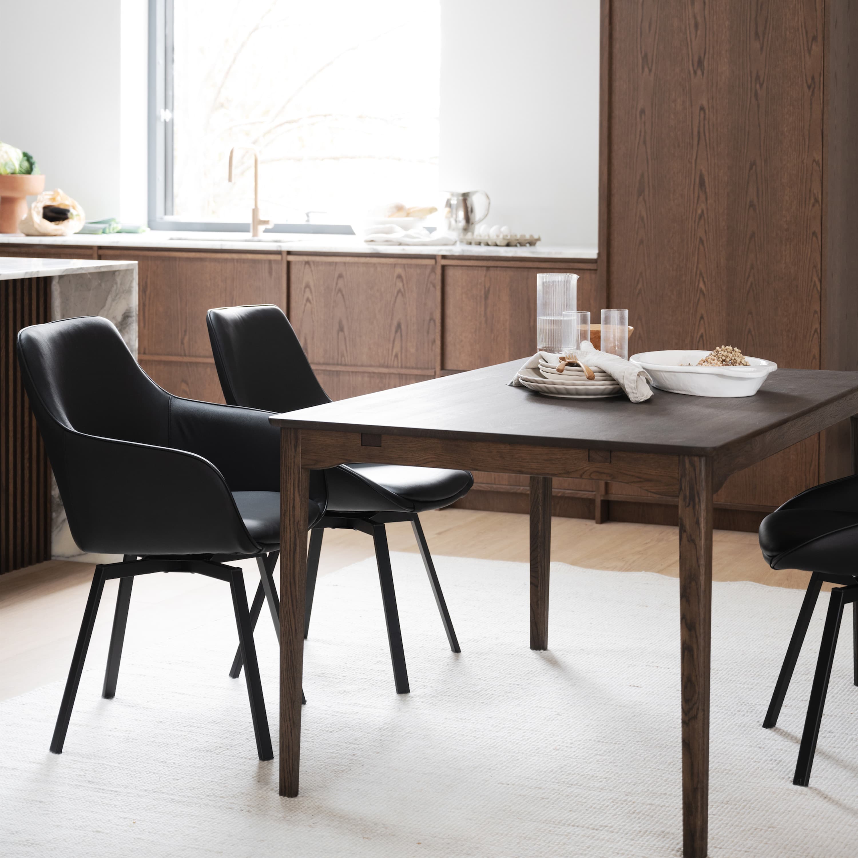 Markham Esstisch Braun 140cm