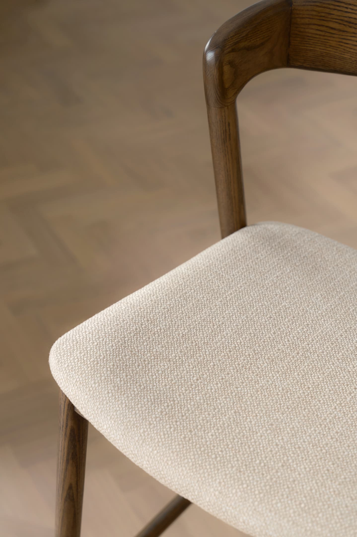 Casper Barhocker Braun gebeizt/Natur