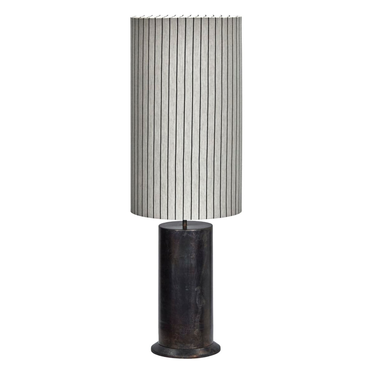Rafi Shade Stehlampe Antik Braun/Off-White