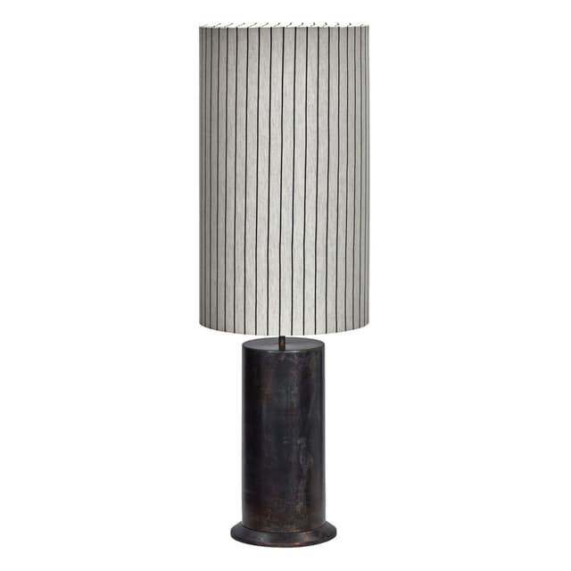 Rafi Shade Stehlampe Antik Braun/Off-White