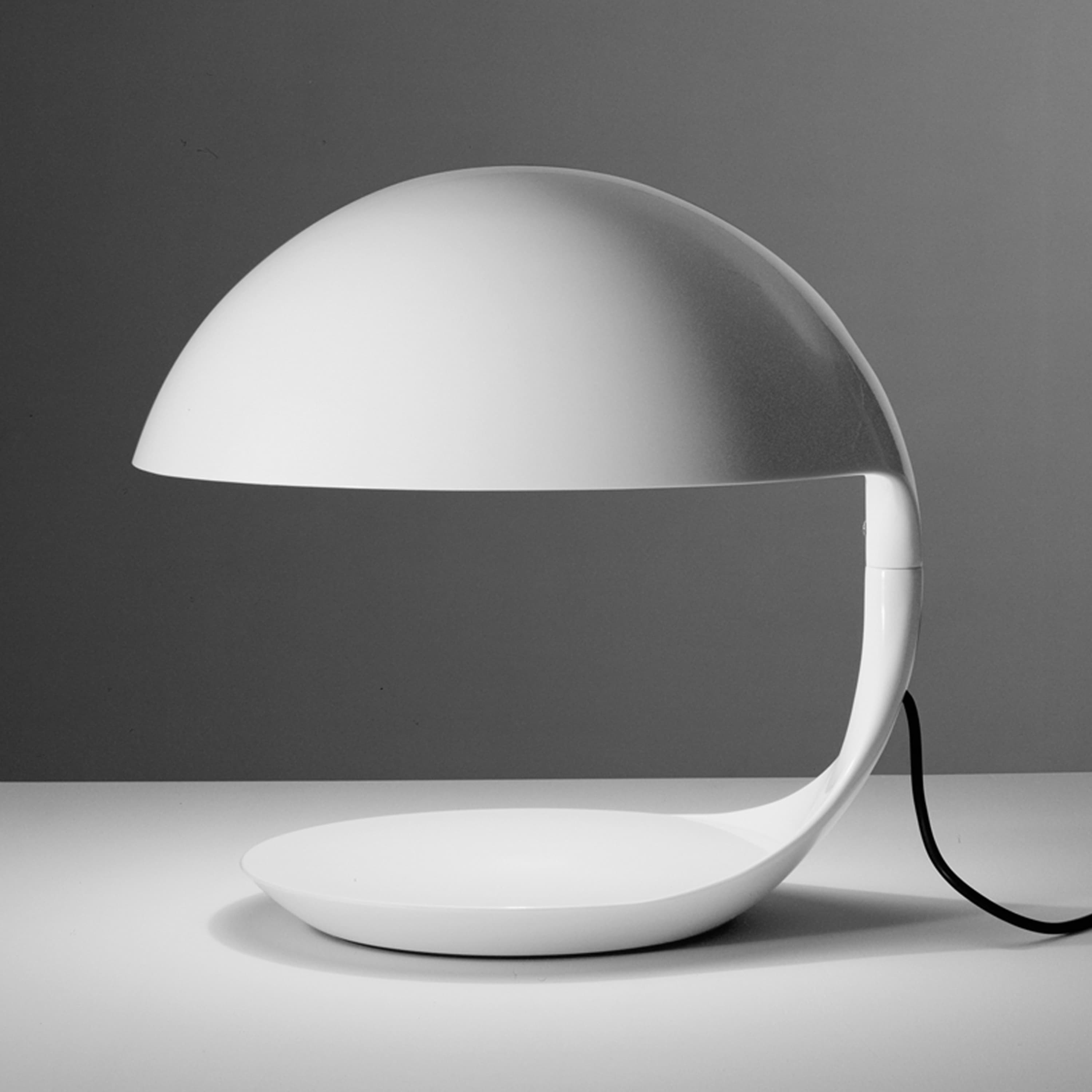 Cobra Tischlampe Weiß