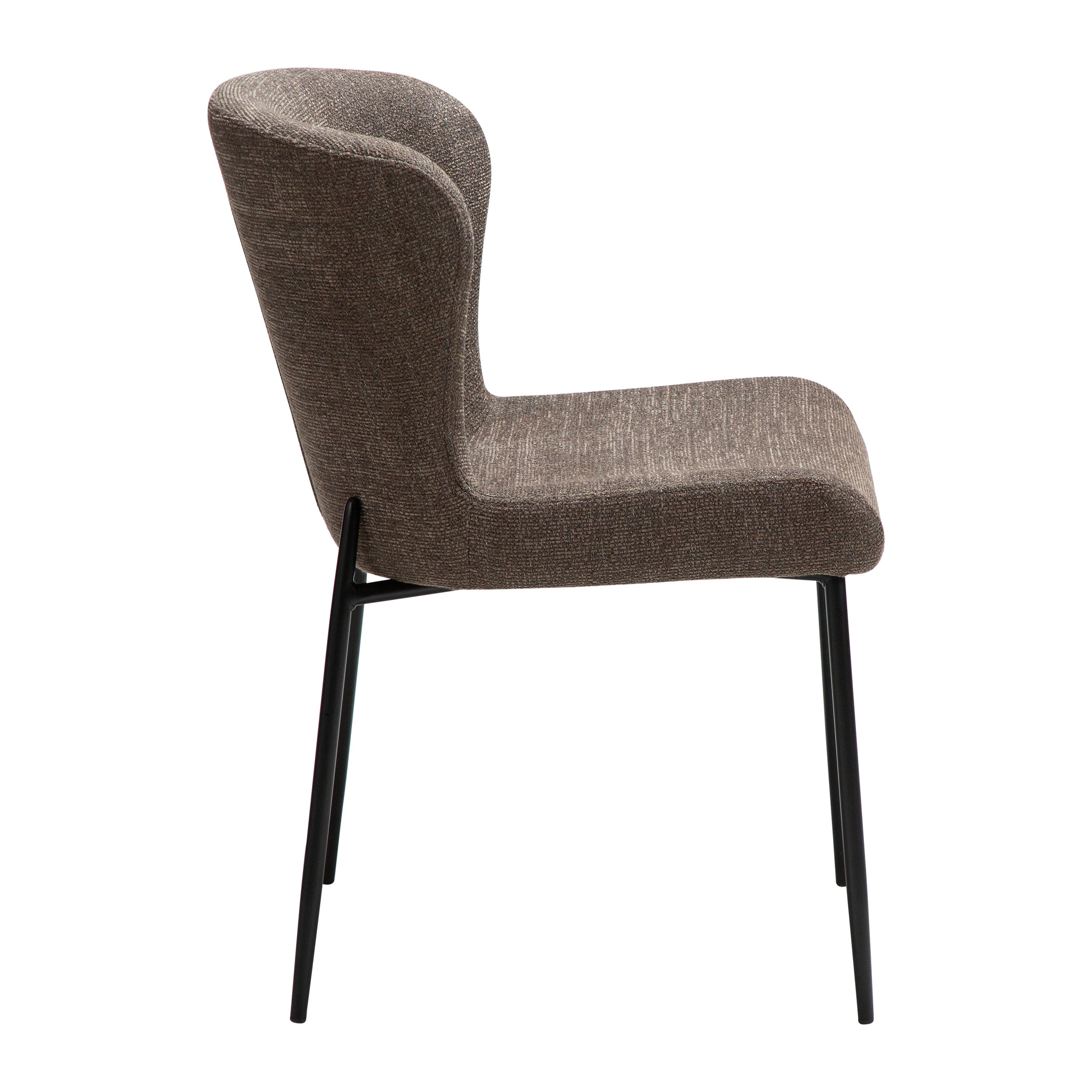 Glam Matstol Major Brown Bouclé