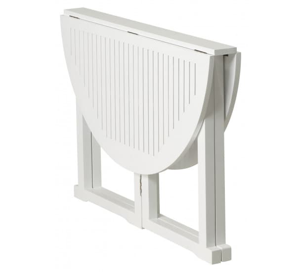 Butterfly Balcony Table White Ø110