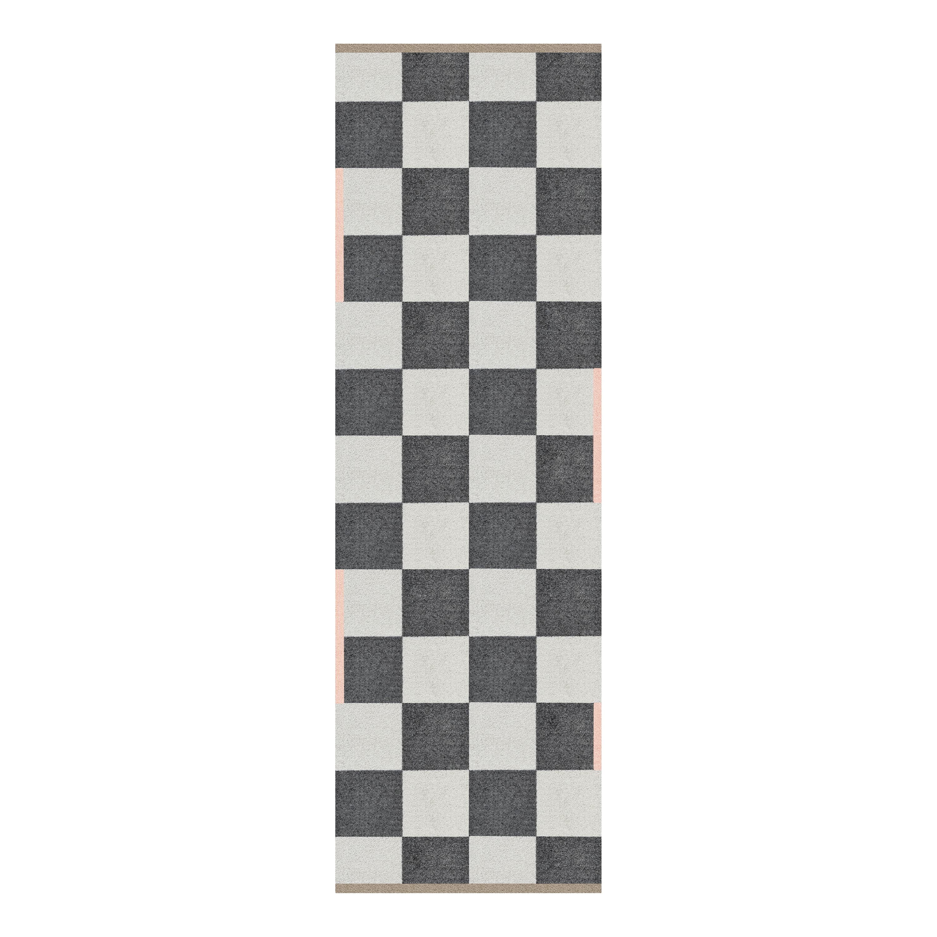 Square All-Round Fußmatte Dunkelgrau 77x240