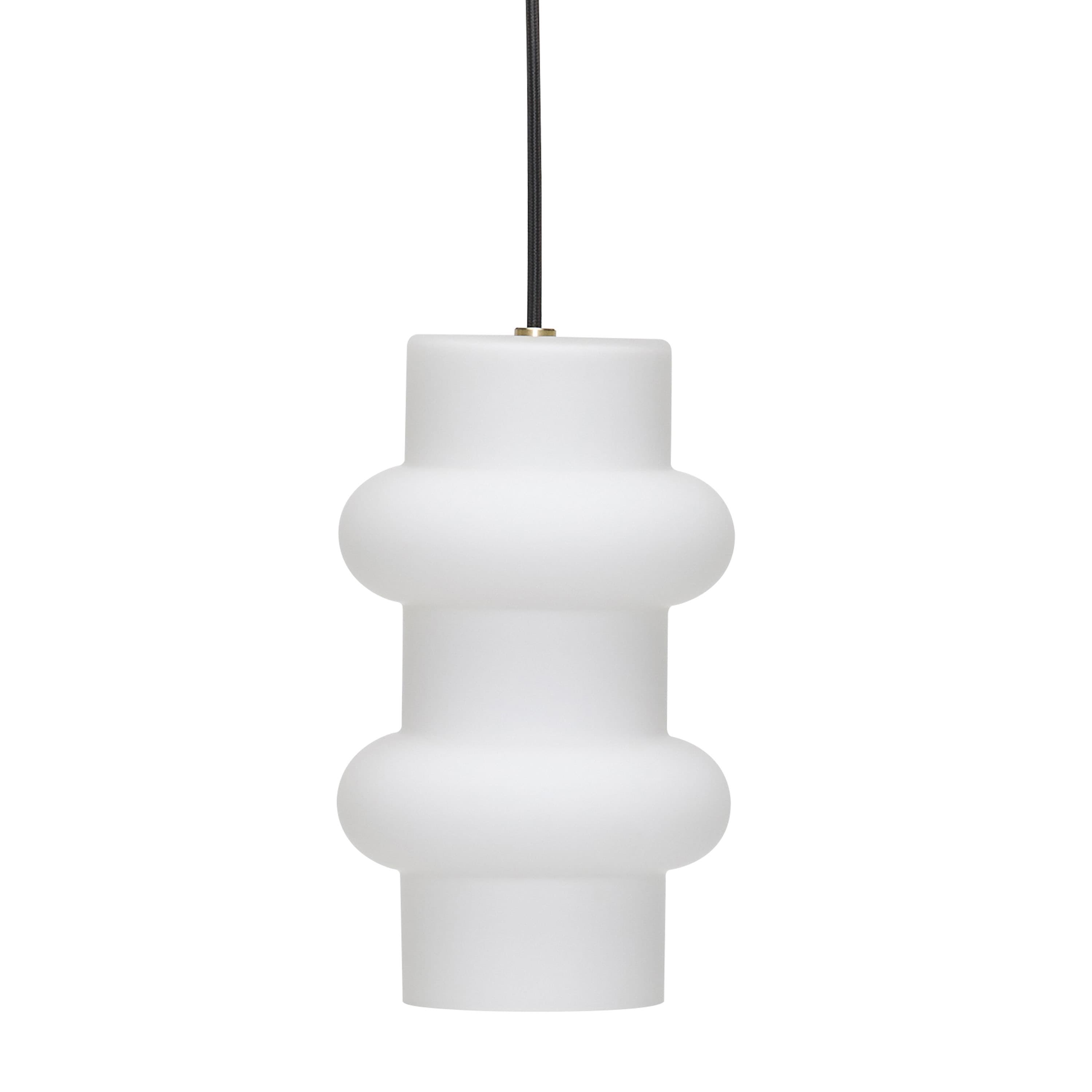 Pilule Pendant Lamp Double Matte White 25cm