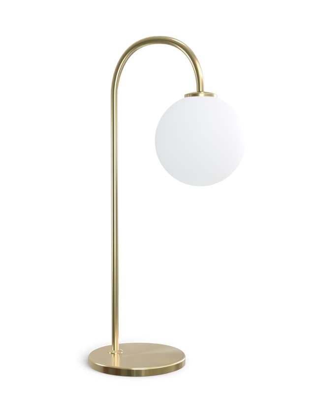 Ballon Tischlampe Messing