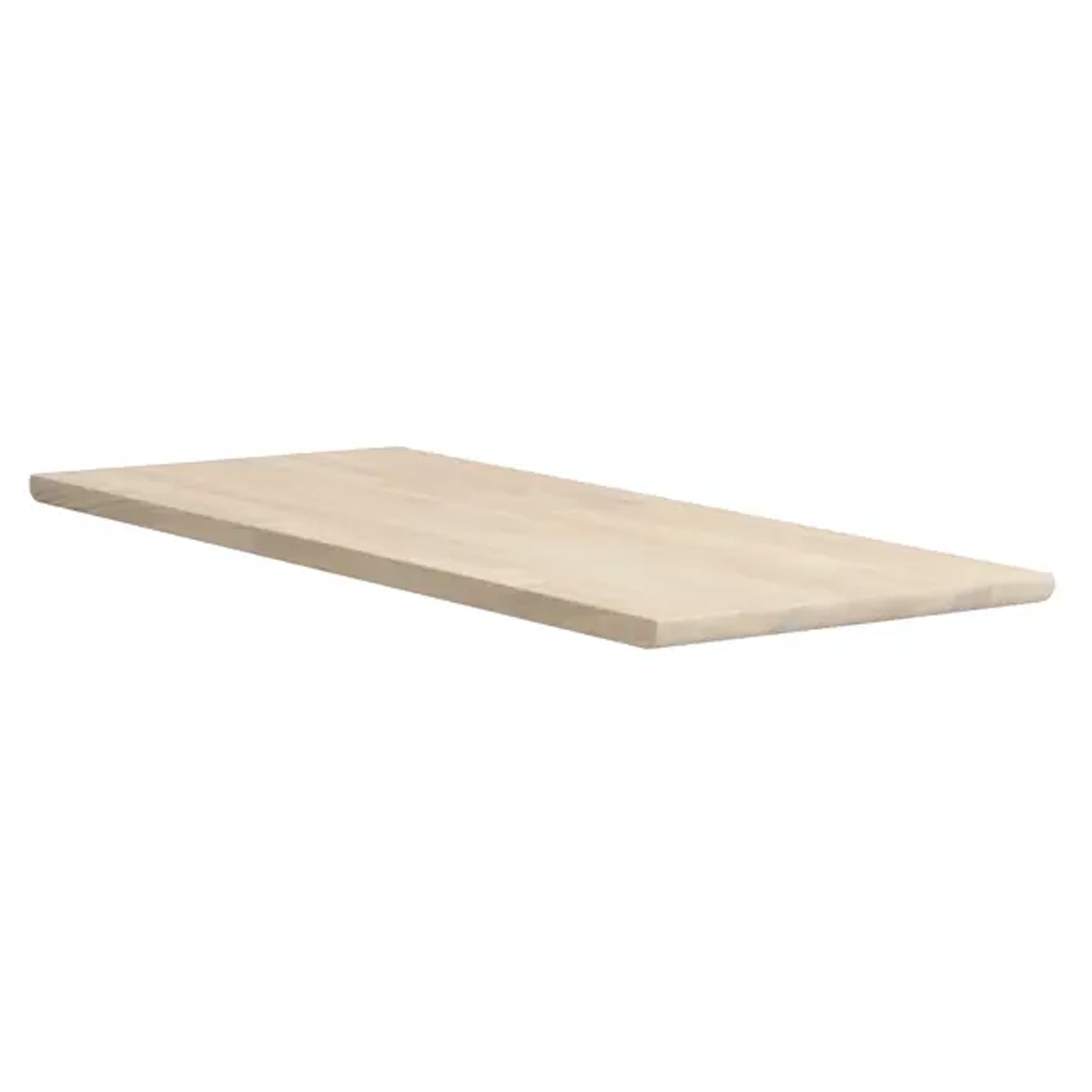 Clapperton Ansteckplatte Weiß pigmentierte Eiche 45x95
