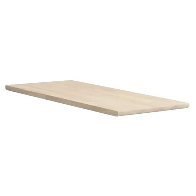 Clapperton Ansteckplatte Weiß pigmentierte Eiche 45x95