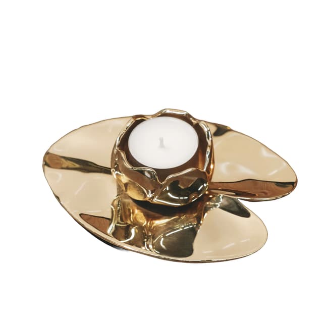 Ninfea Piccola Candleholder Gold