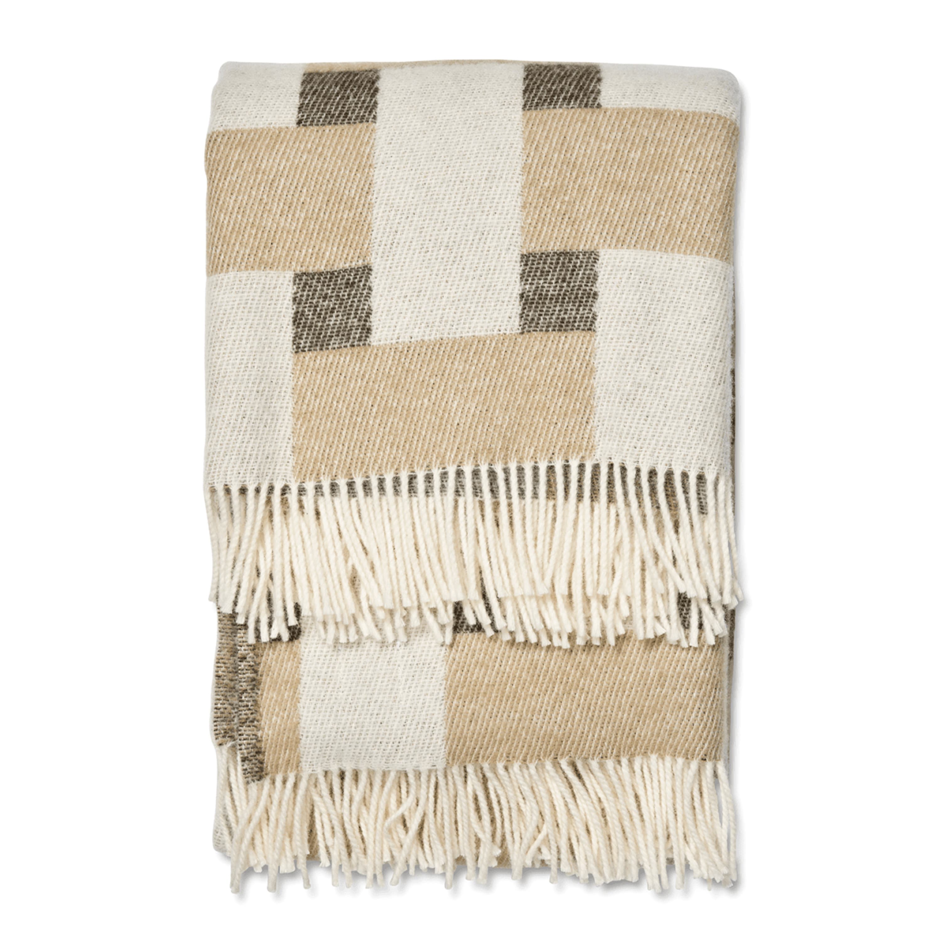 Weave Wollteppich Beige
