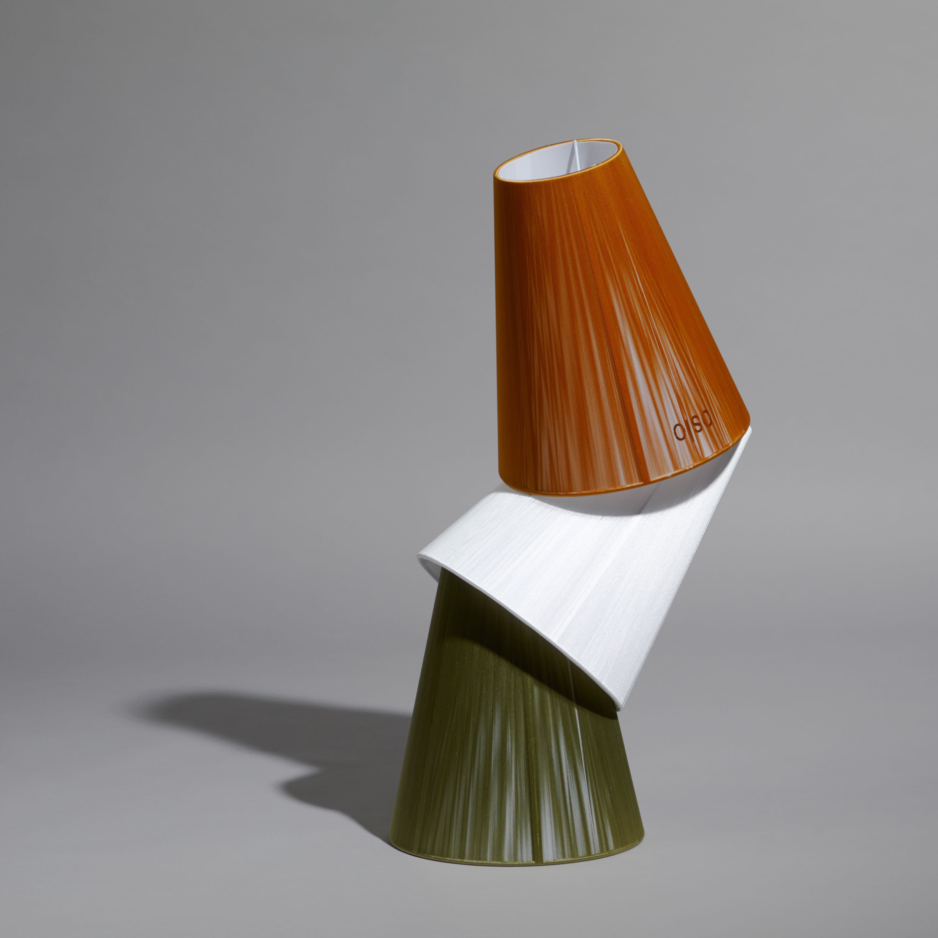 Oslo Wood Stehlampe Schirm Caramel