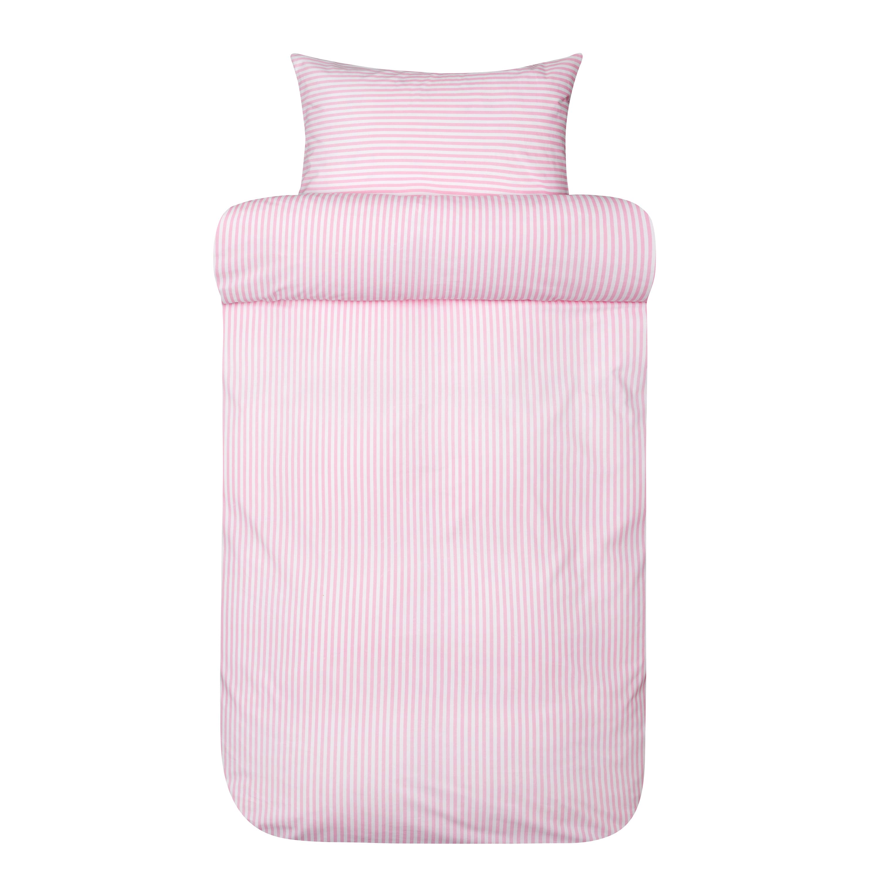 Tor Double Duvet Cover Set Klar Pink 220x220cm/50x60cm