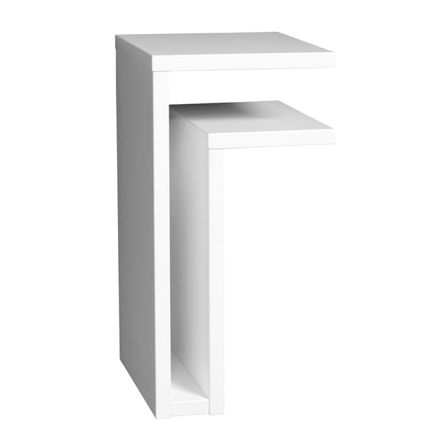 F-Shelf Right Bedside Table Walnut