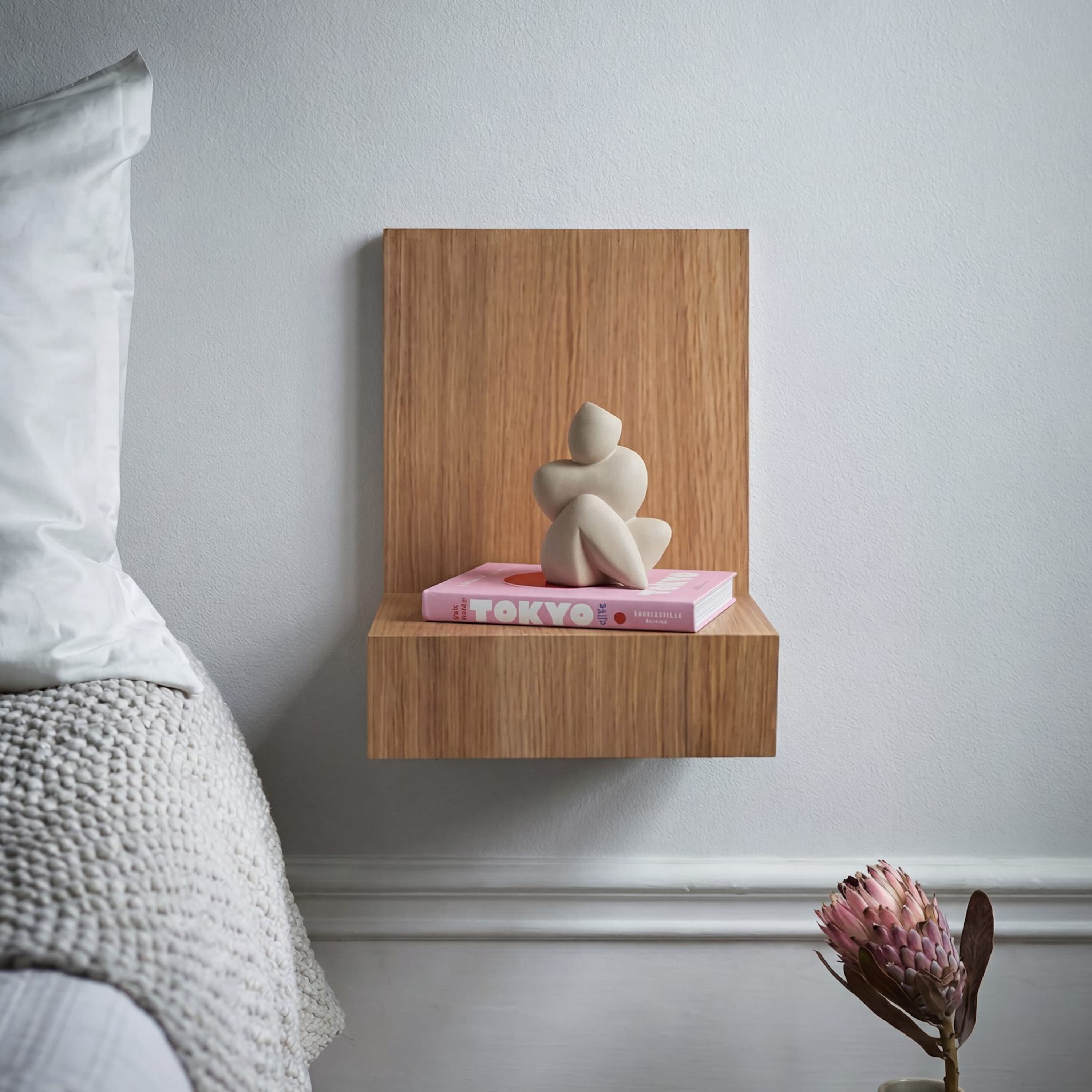 L-Shelf Nachttisch Eiche