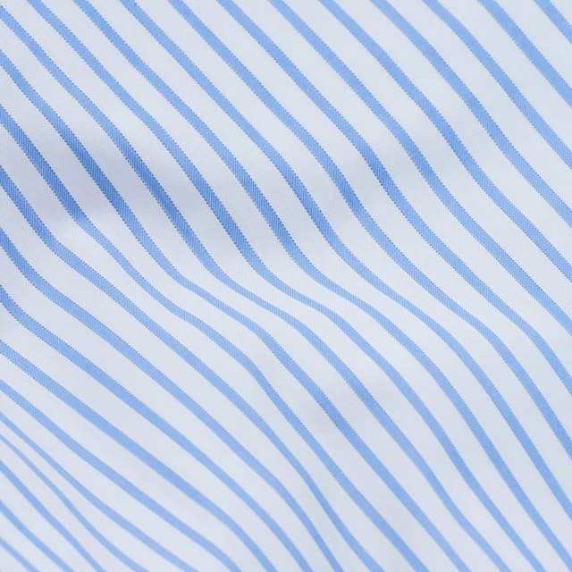 Wall Street Oxford Bettbezug Striped White 150x210