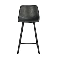 Auburn Barhocker Kunstleder Schwarz