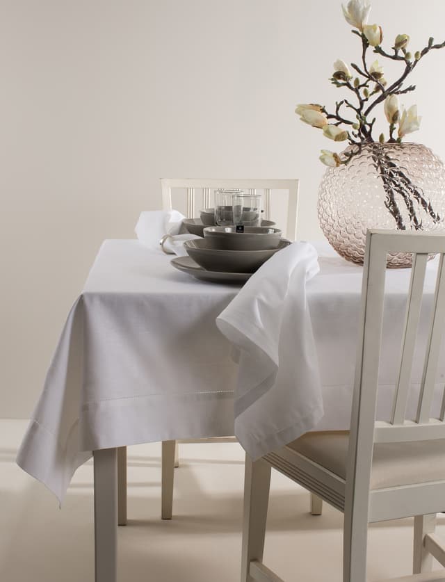 Ebba Duvet Cover White 160x160 cm