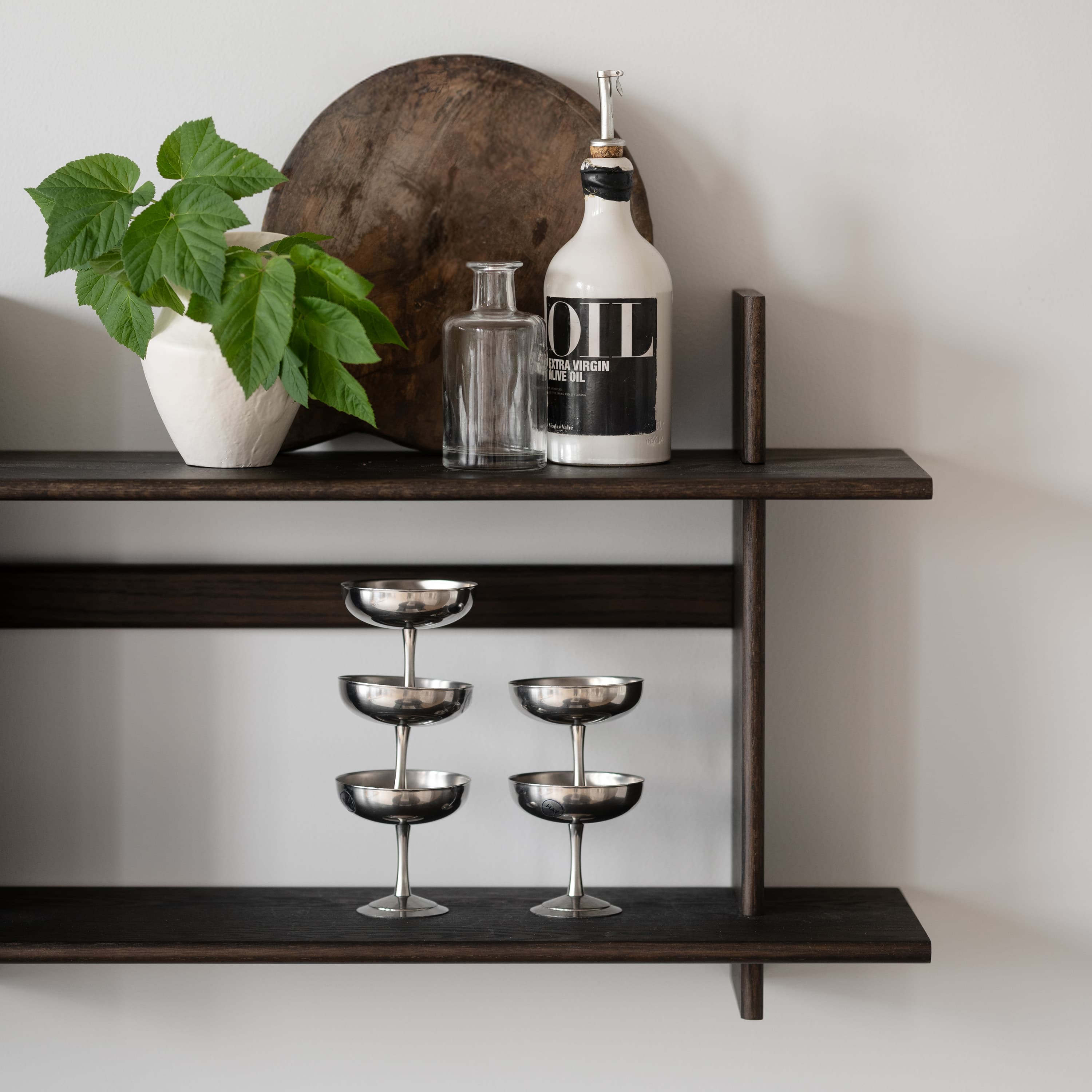 Westlock Vägghylla Brun Ek 75x48