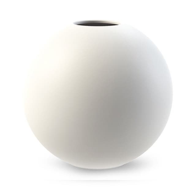Ball Vase White 20cm