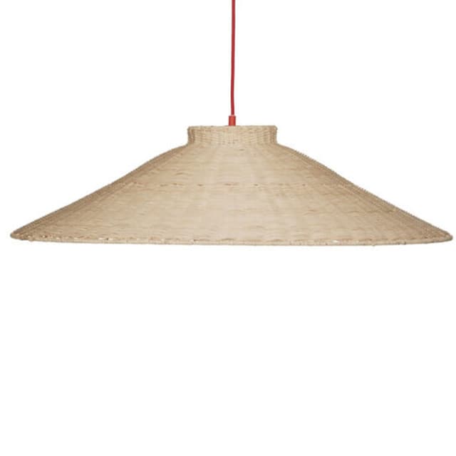 Chand Runde Deckenlampe Natur