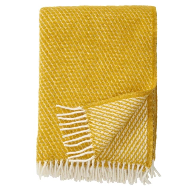Velvet Wool Throw Saffron
