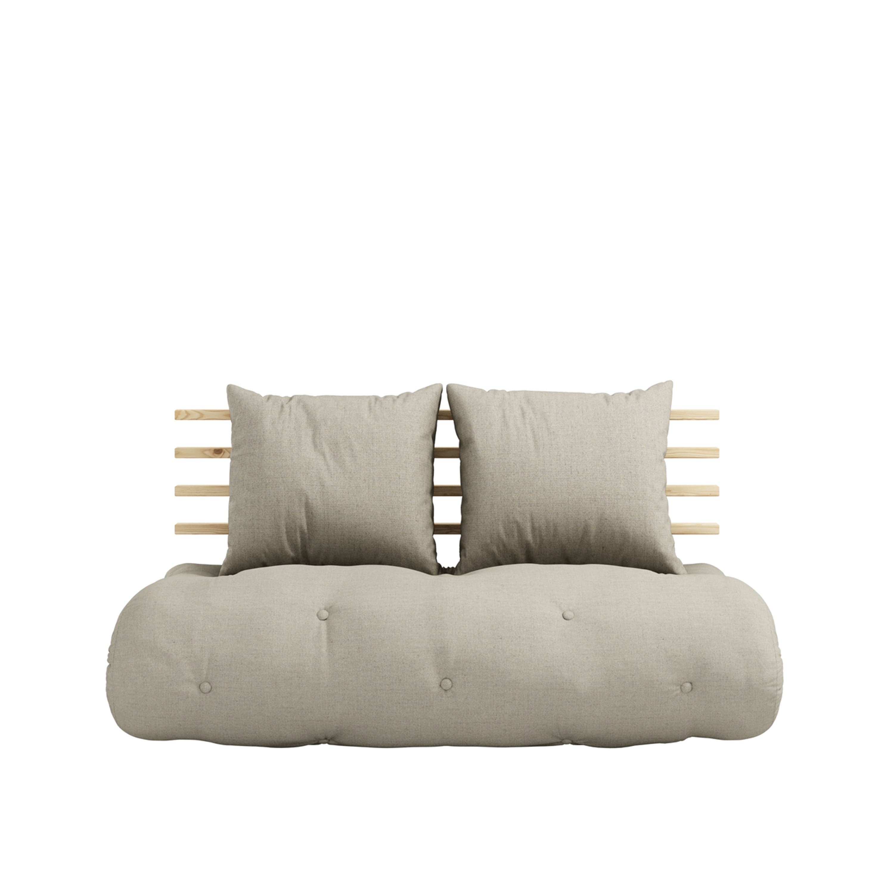 Shin Sano Schlafsofa Natur/Linen 140 cm