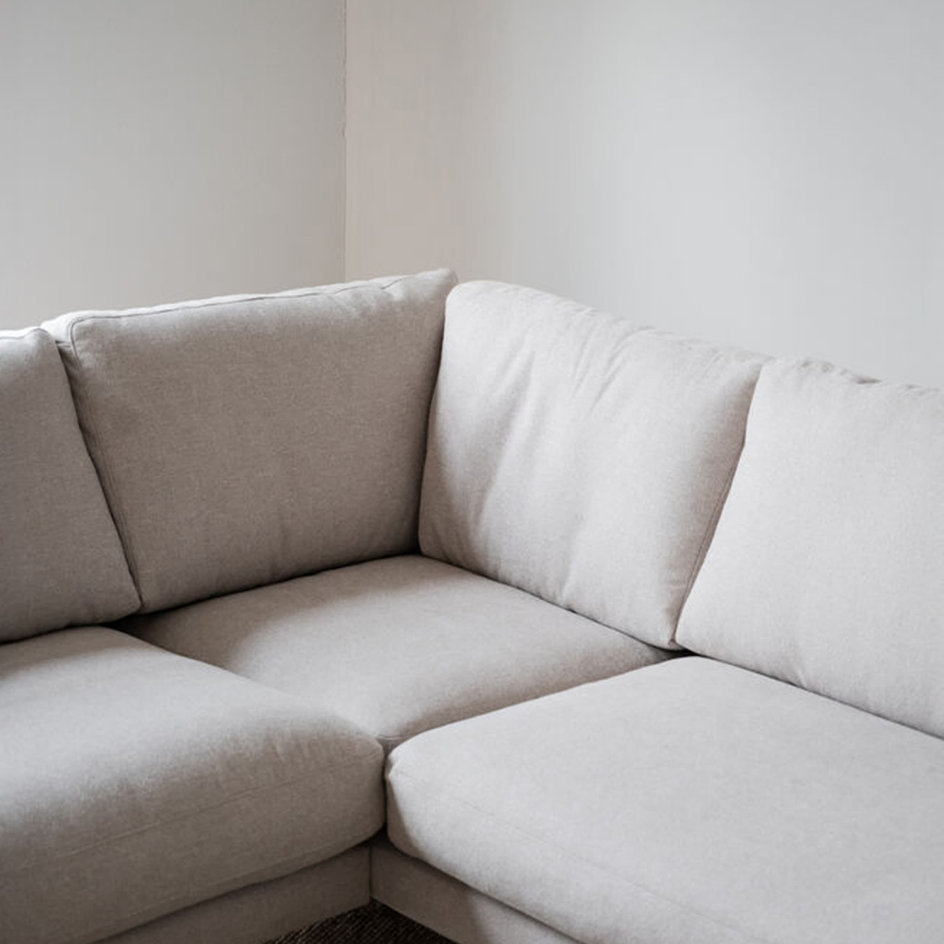 Corwin 2,5+2,5-sits Hörnsoffa Höger Beige