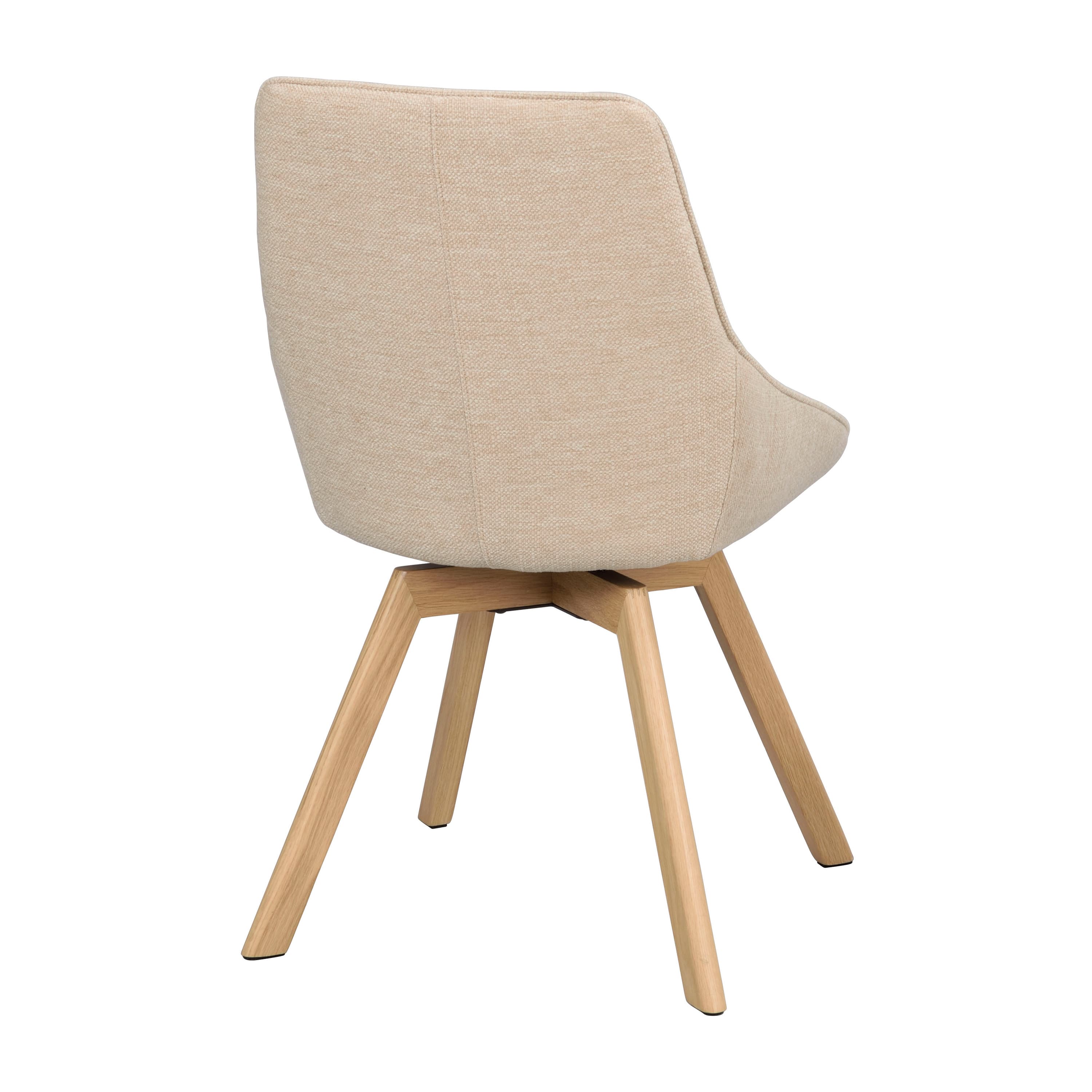 Alison Esszimmerstuhl Hellbeige/Eiche