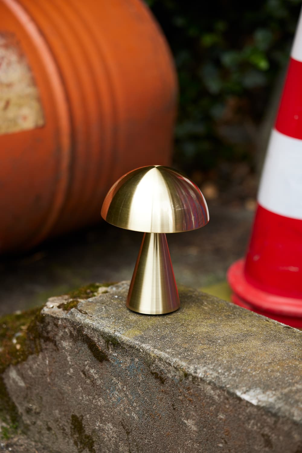 Mush Tragbare Tischlampe Messing 20cm