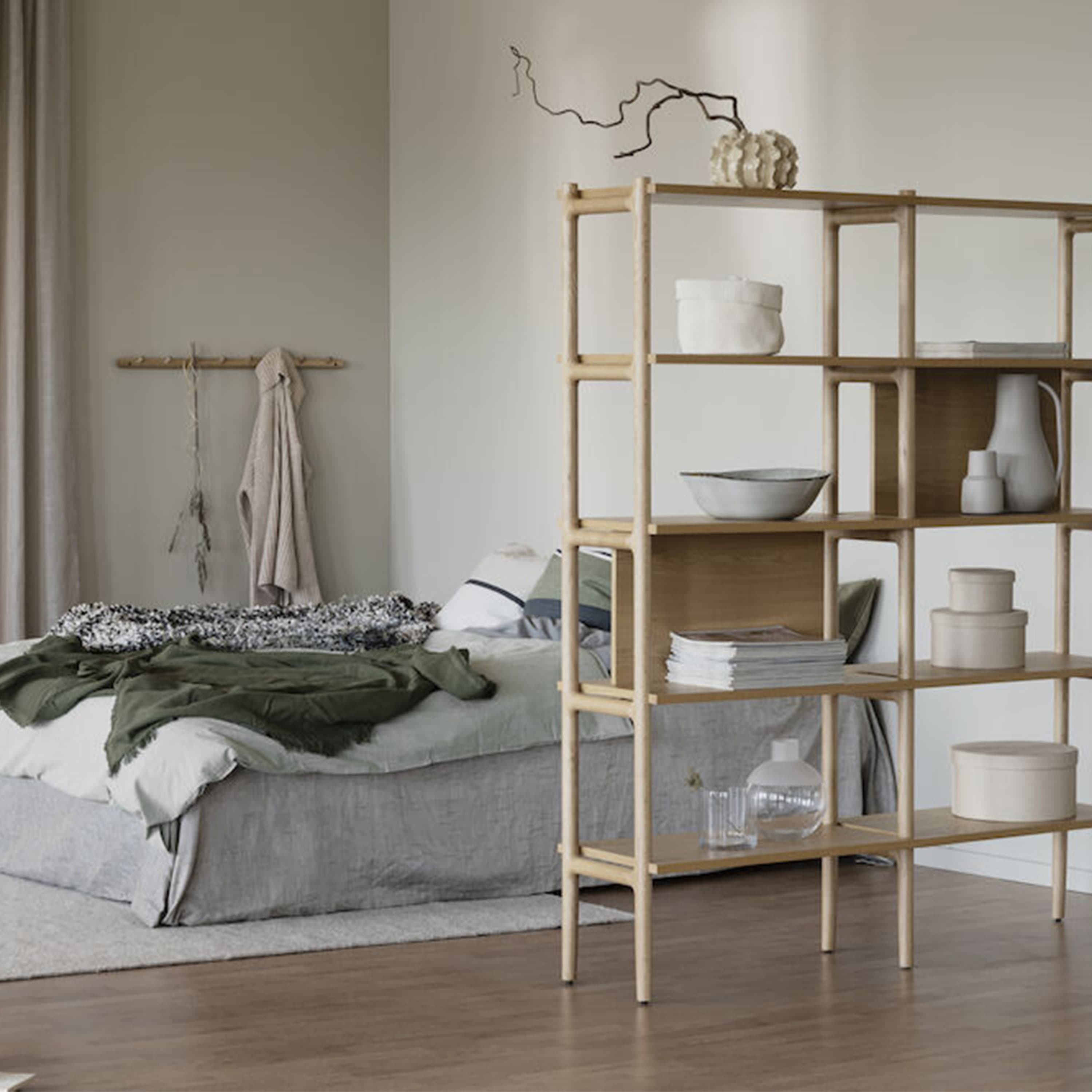 Holton Bookcase Oak 166cm
