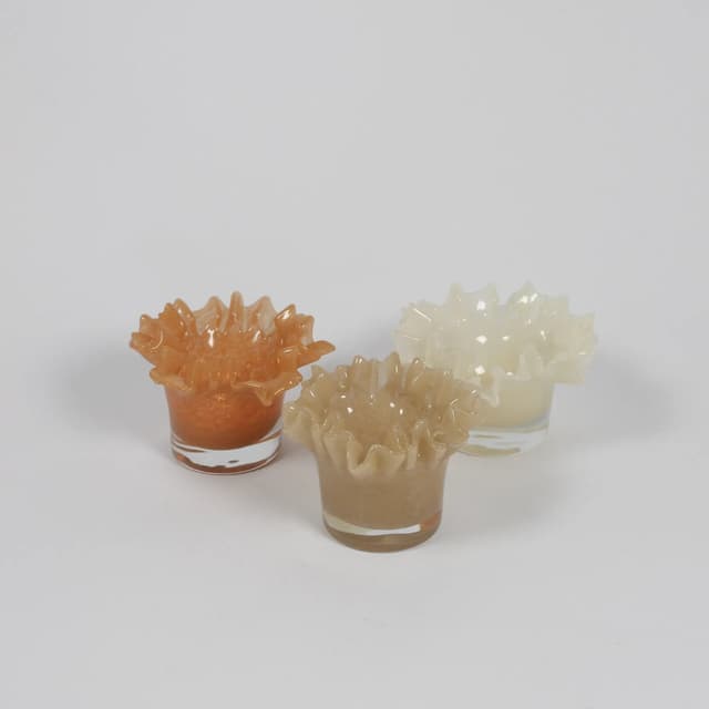 Loa Kerzenhalter Beige 14cm