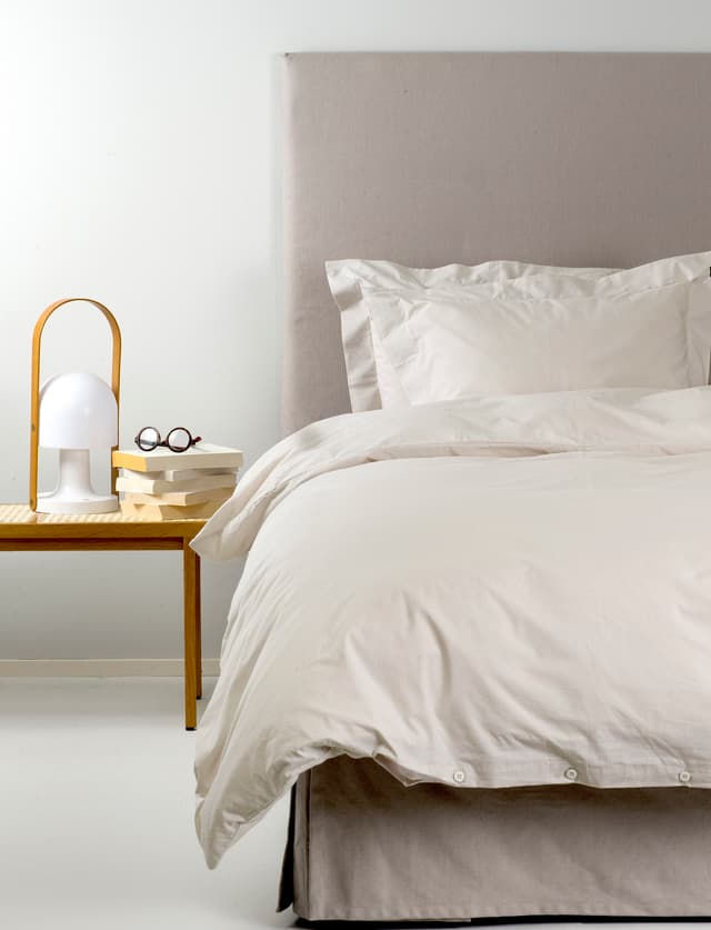Dreamtime Duvet cover GOTS Percale Sand 150x210
