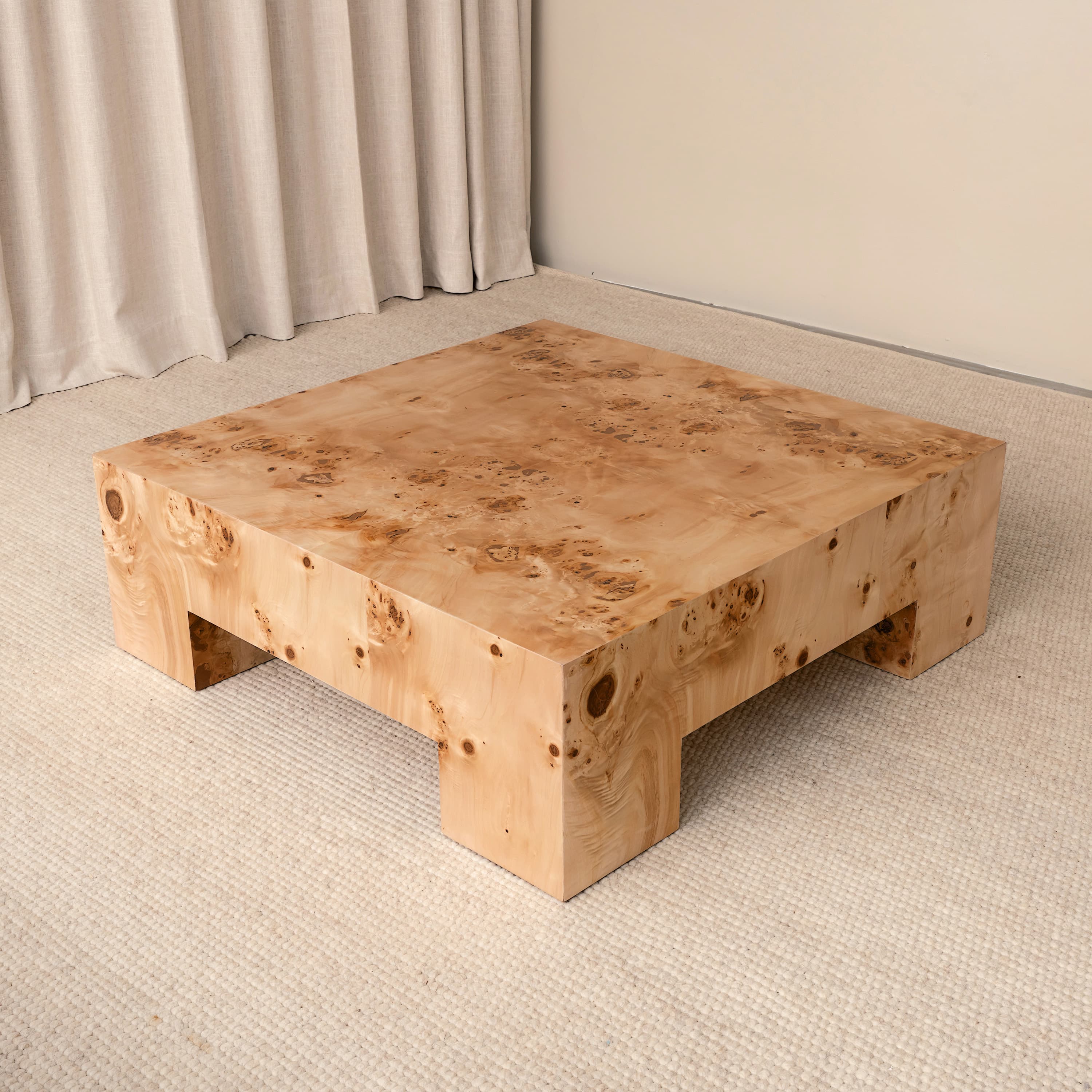 Chunky Coffee Table Poplar 90x90