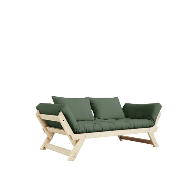 Bebop Tagesbett Natur/Olivgrün 174cm