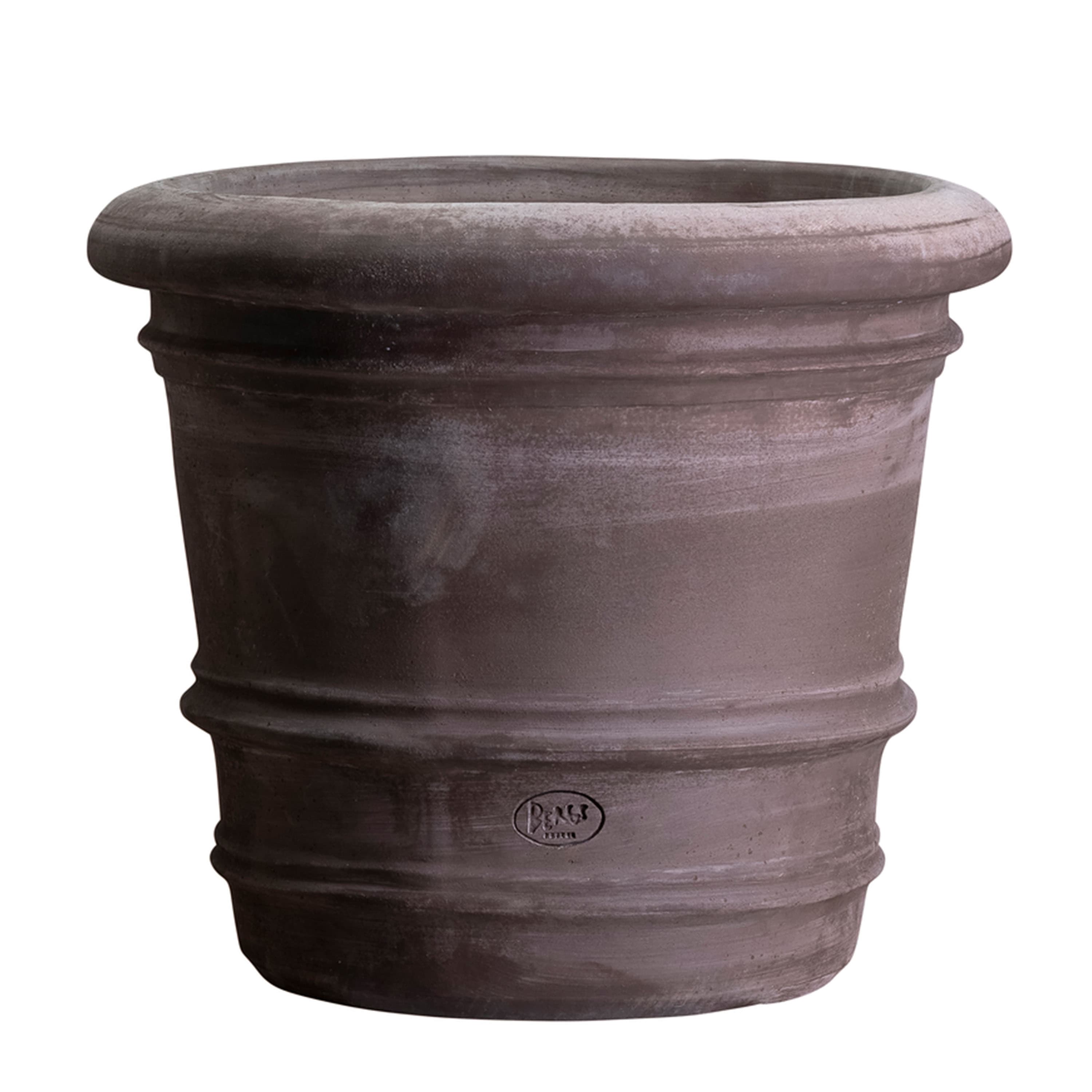 Lucca Pot Raw Grey Terracotta Ø60