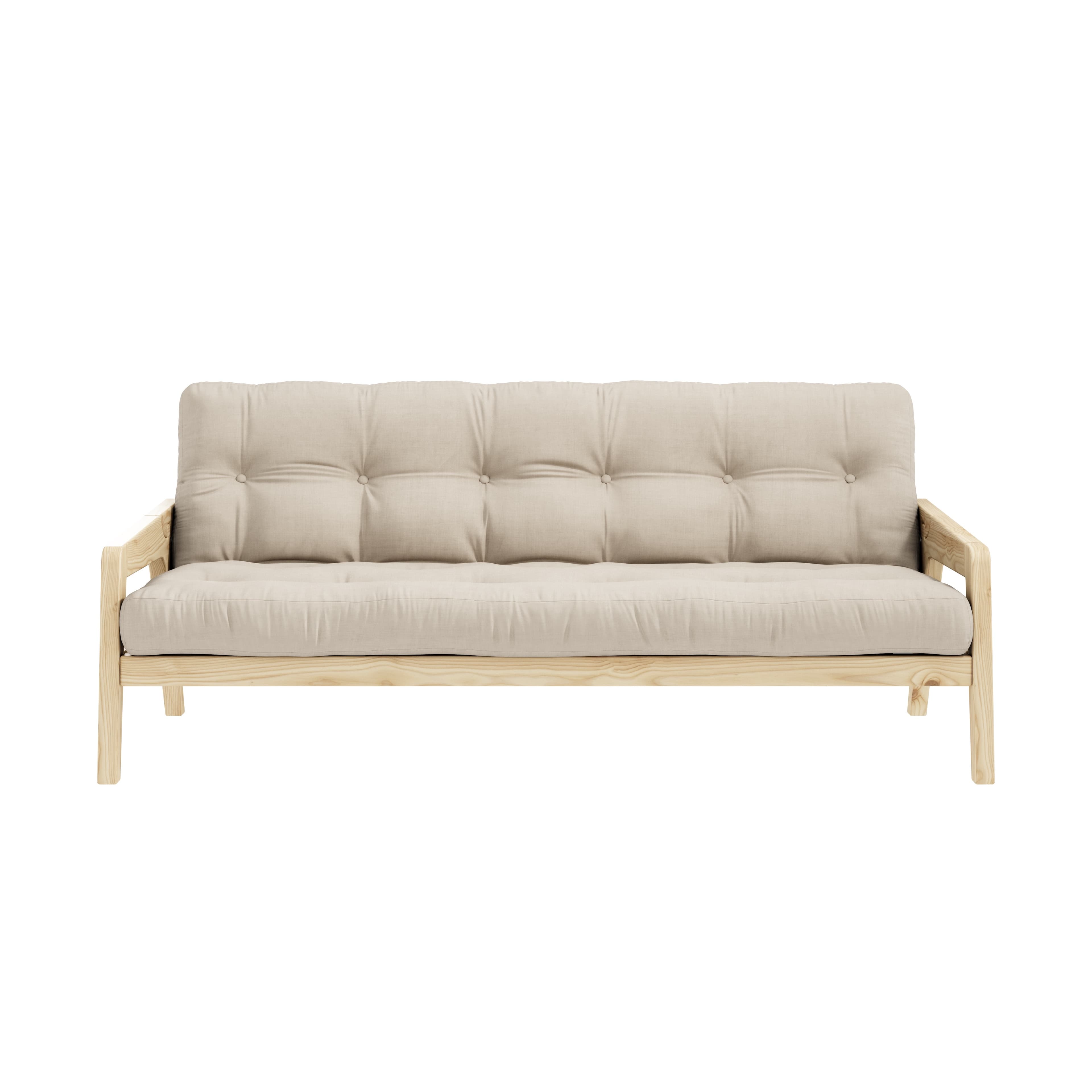Grab Schlafsofa Natur/Beige 204cm