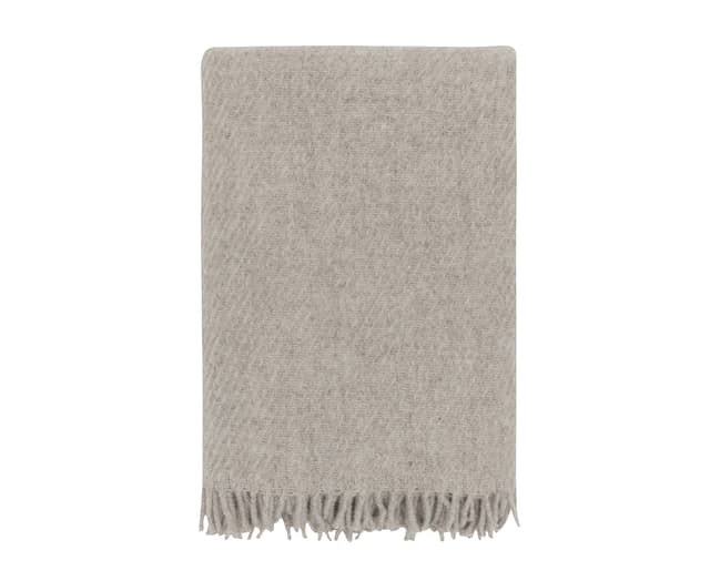 Falketind Decke Natur Beige 100x130