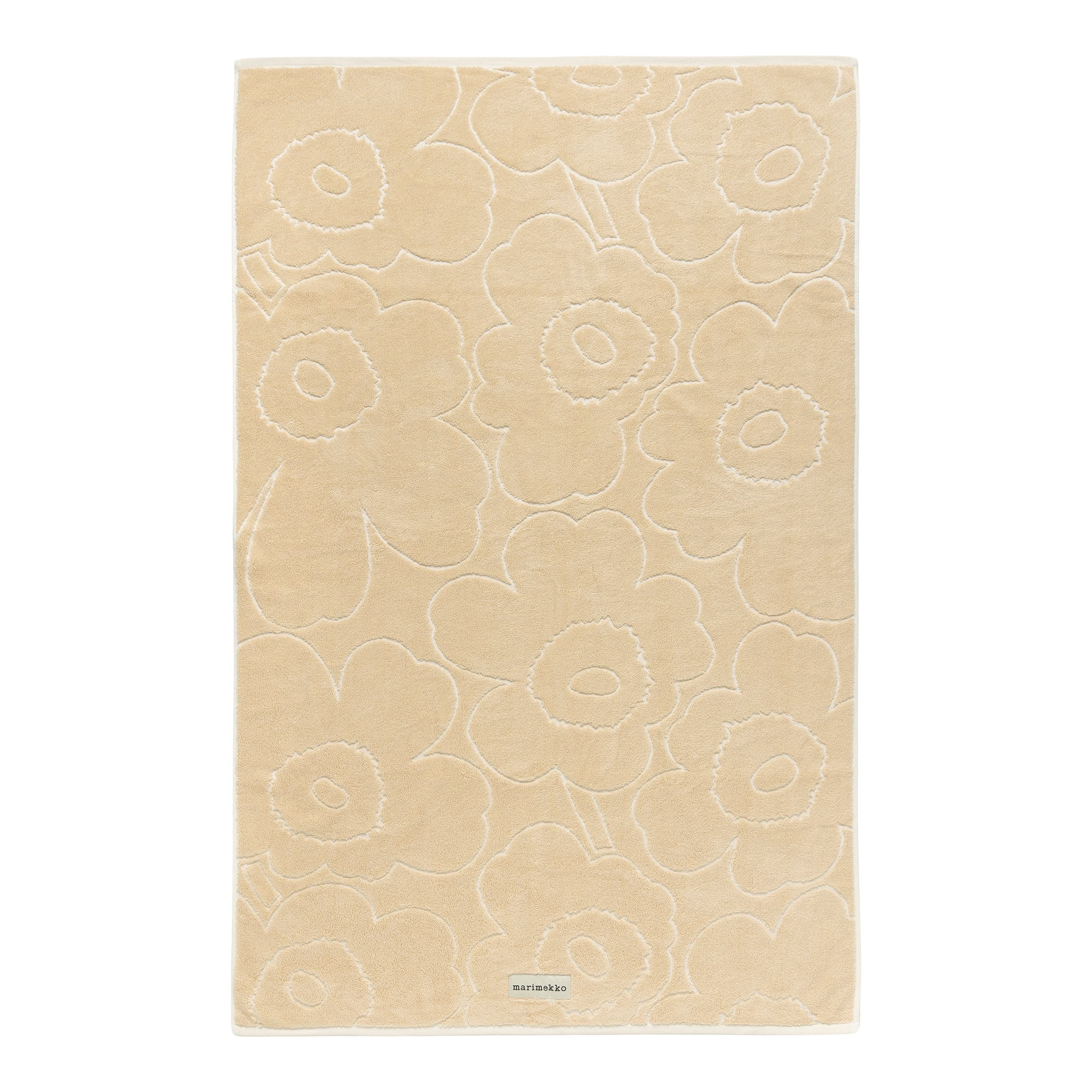 Piirto Unikko Handtuch Straw/Off White 70x150