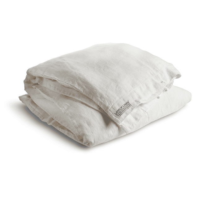 Bettbezug Leinen Off-White 150x210