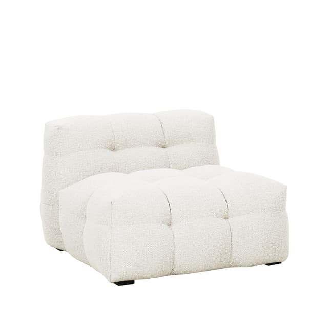 Billie Loungesessel Ivory Bouclé 89cm