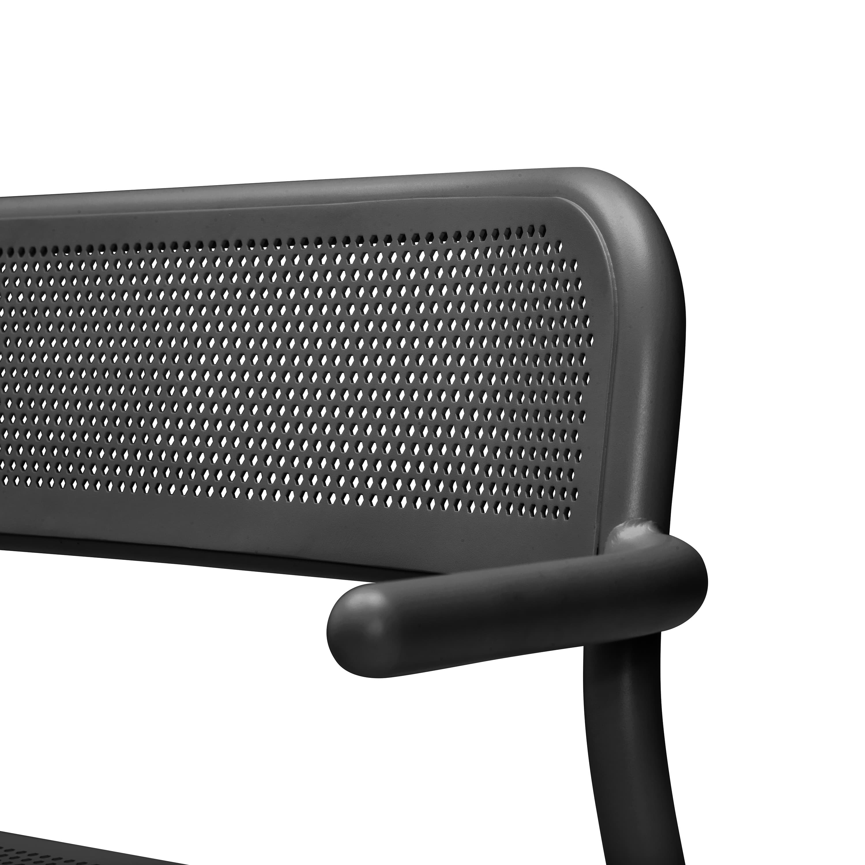 Toni Bankski Bank Anthracite 124cm