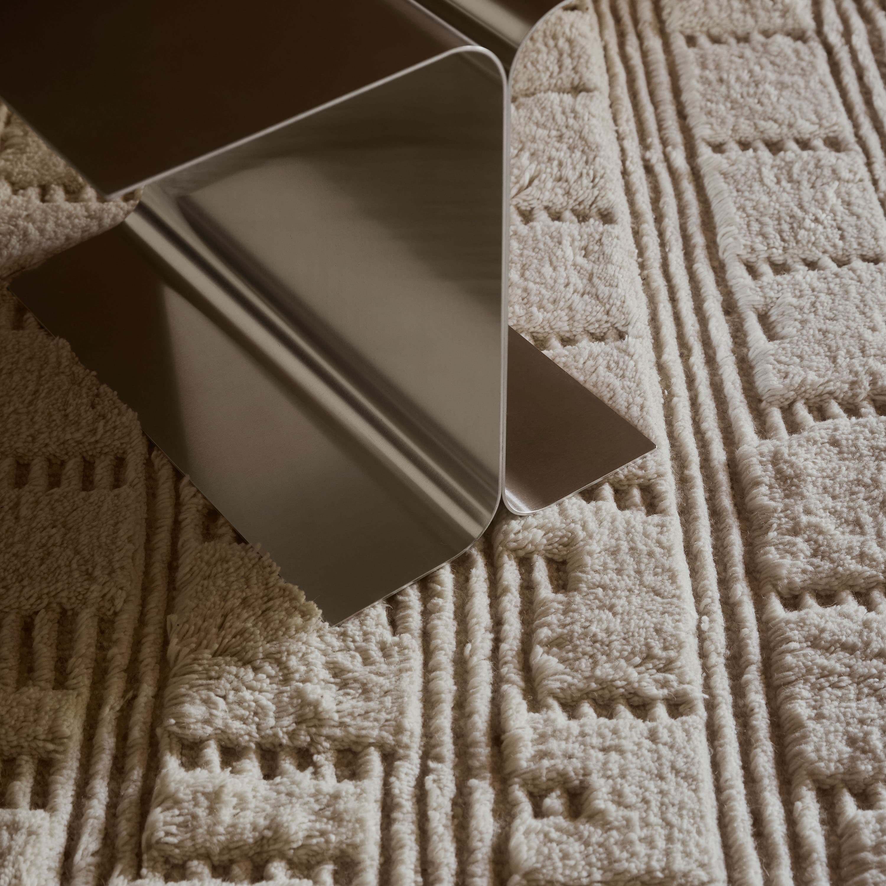Lydahl Wollteppich Offwhite 250x350