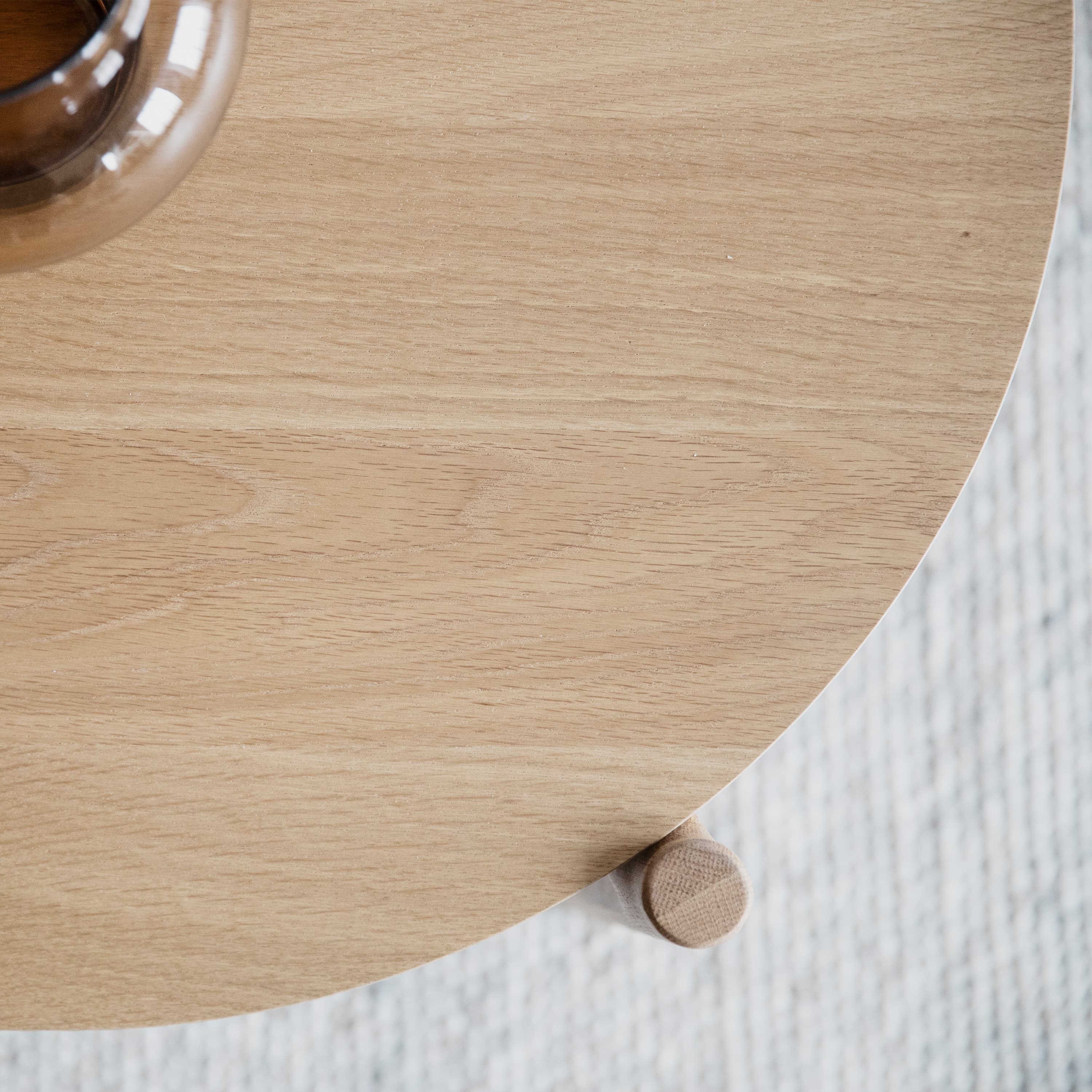 Holton Coffee Table Oval Oak 130x65cm