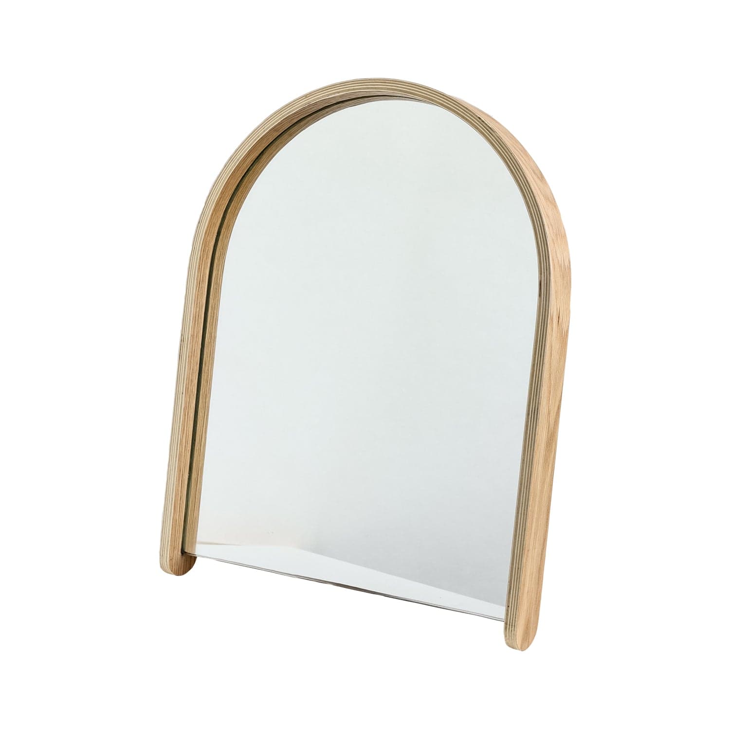 Woody Mirror Black Stained Oak 41cm