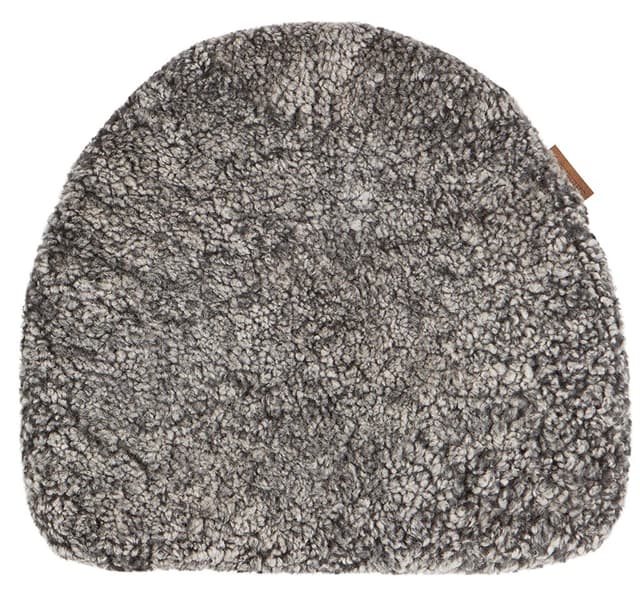 Judith Padded Chair Cushion Grey Graphite 34x36 cm