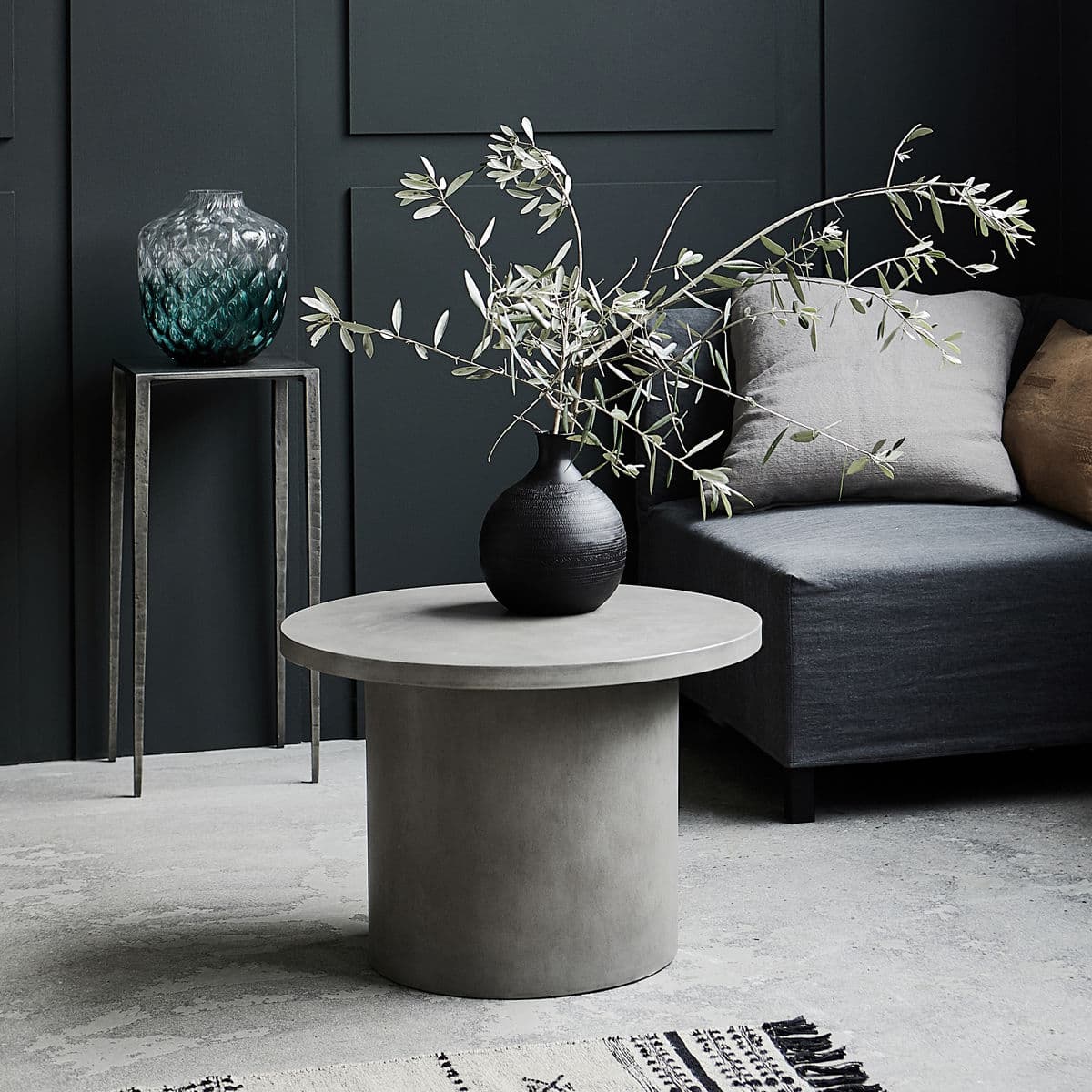 Stone Couchtisch Beton 65x45