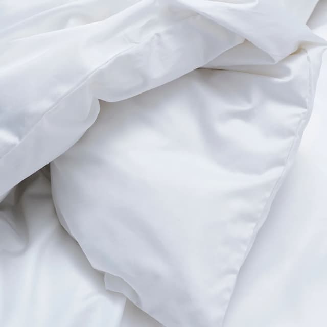 Pure Sateen Duvet Cover White 220x220